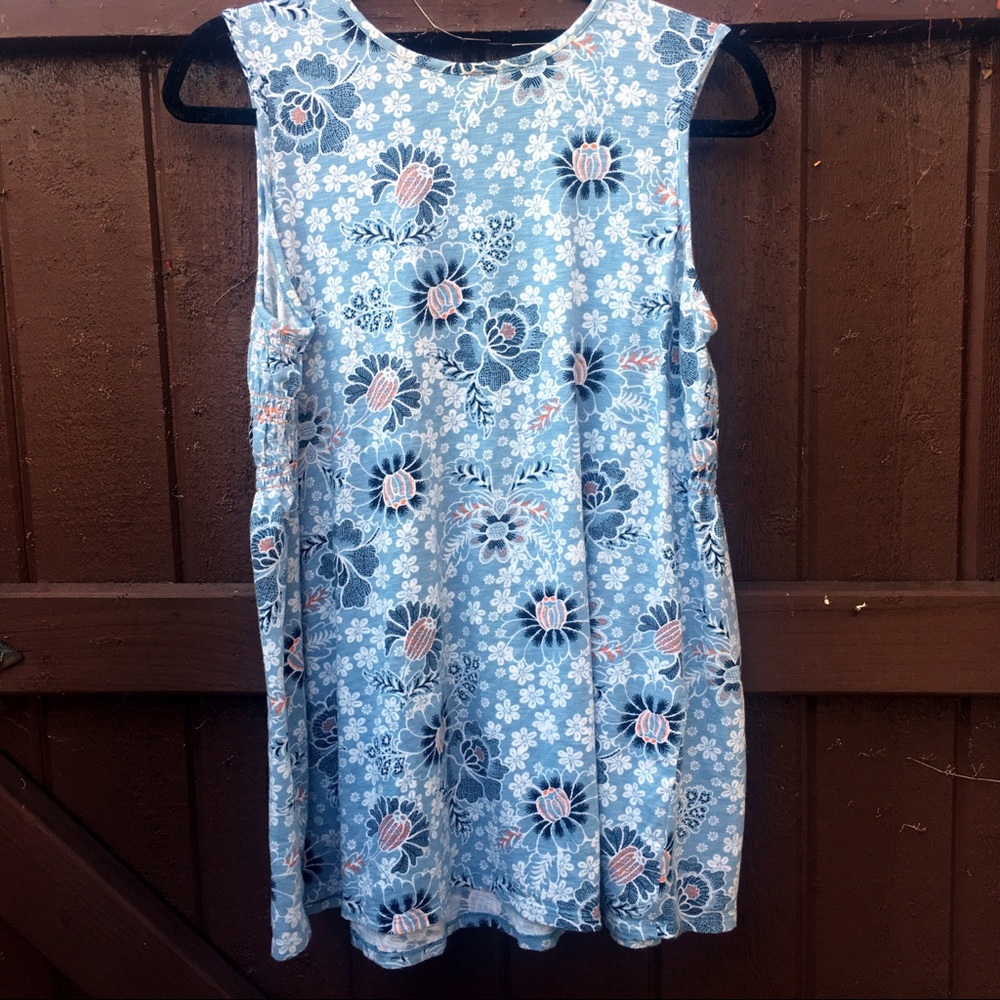 J.jill Floral Tank Top